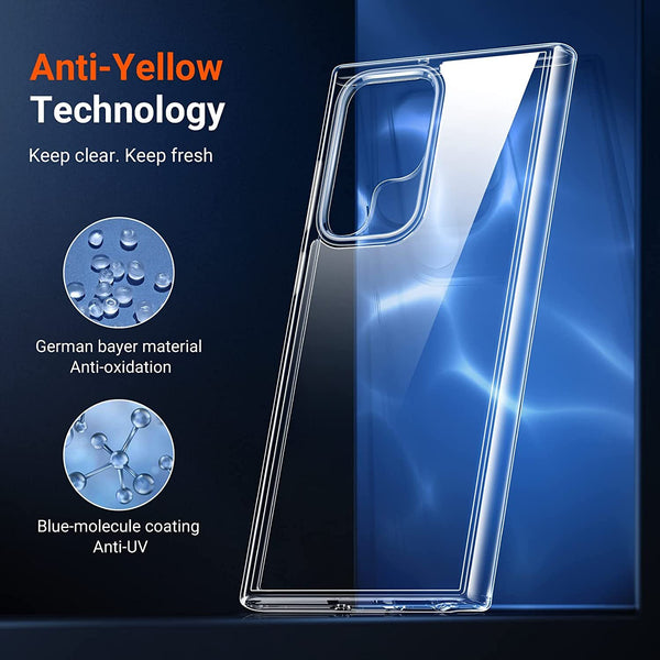 For Samsung Galaxy S22 Ultra Shockproof Case Bumper Slim Thin Clear Slim Cover