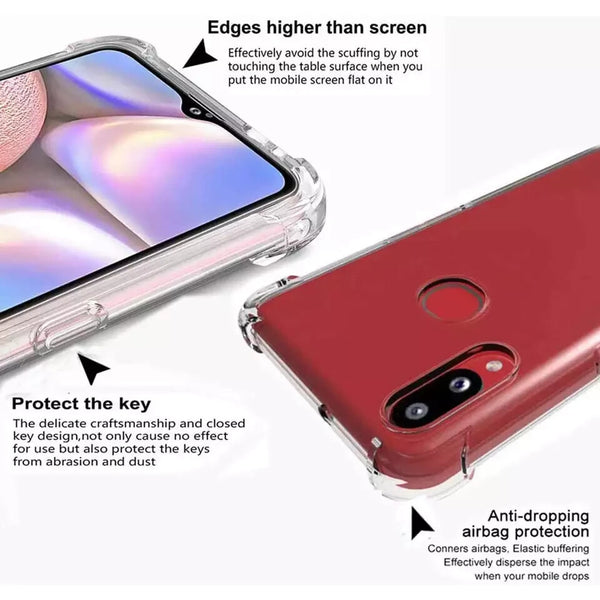 Case For Samsung Galaxy A10s (2019) Clear ShockProof Thick TPU Silicone Cover
