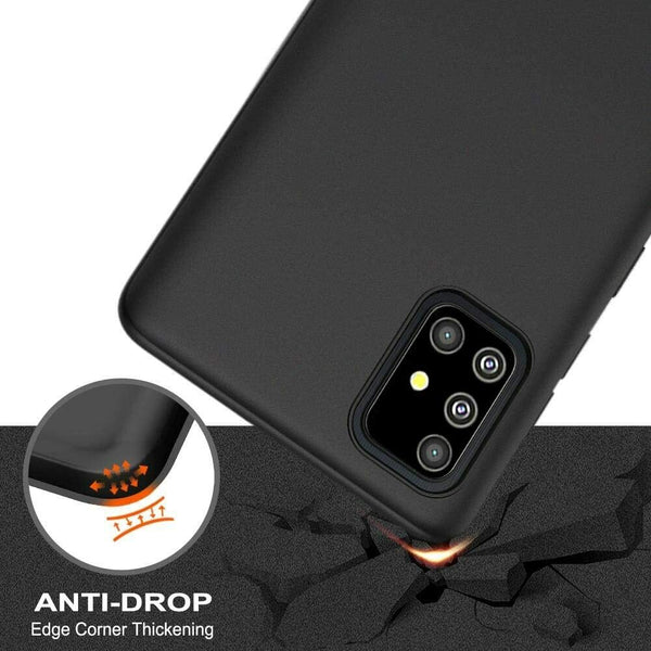 Shockproof Slim Case Matte Soft Silicone TPU Cover For Galaxy A10s A20s A51 A71