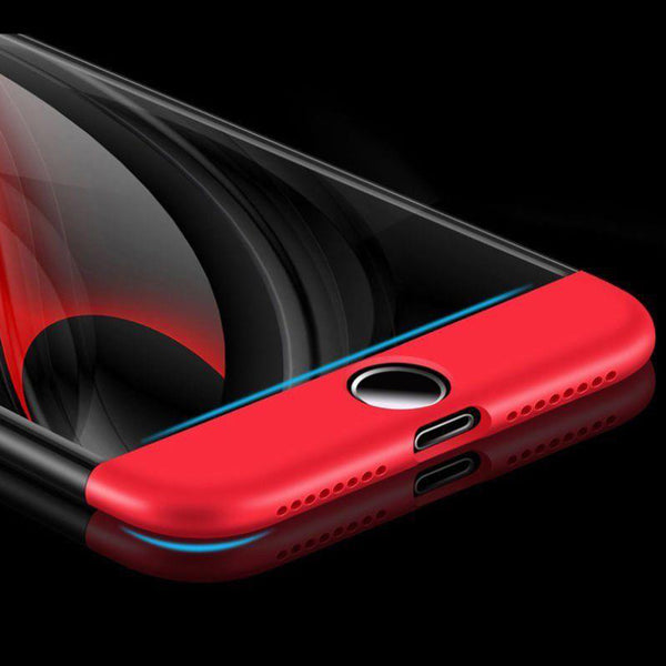 Case For iPhone 8 Plus, X XS 360° Shockproof Hybrid Ultra Thin Protective Cover