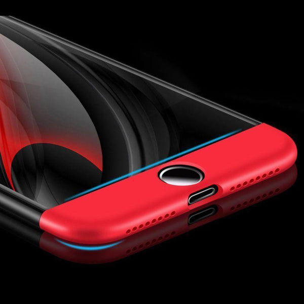 Case For iPhone 8 Plus, X XS 360° Shockproof Hybrid Ultra Thin Protective Cover