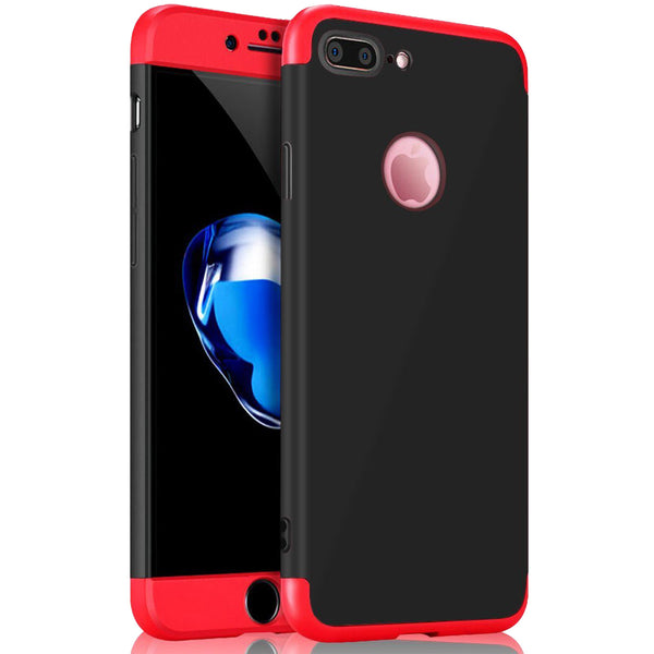 Case For iPhone 8 Plus, X XS 360° Shockproof Hybrid Ultra Thin Protective Cover