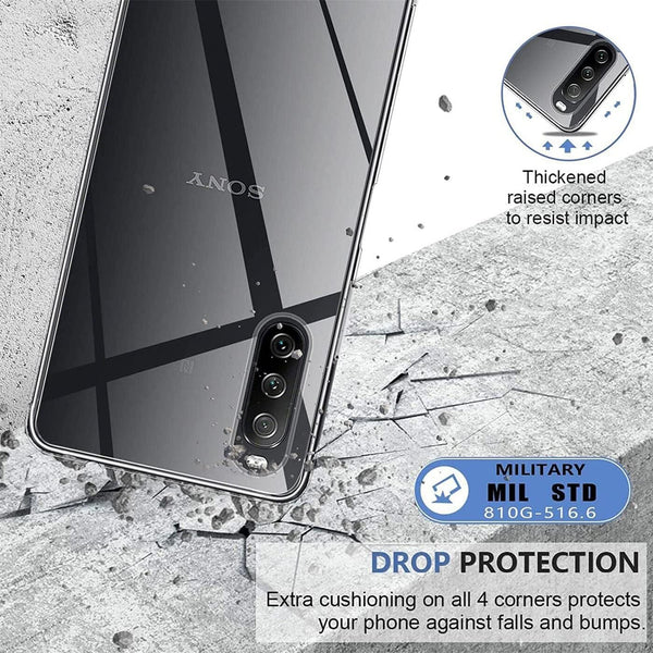 Case for Sony Xperia 10 IV CLEAR TPU GEL Transparent Shockproof Ultra Thin Cover