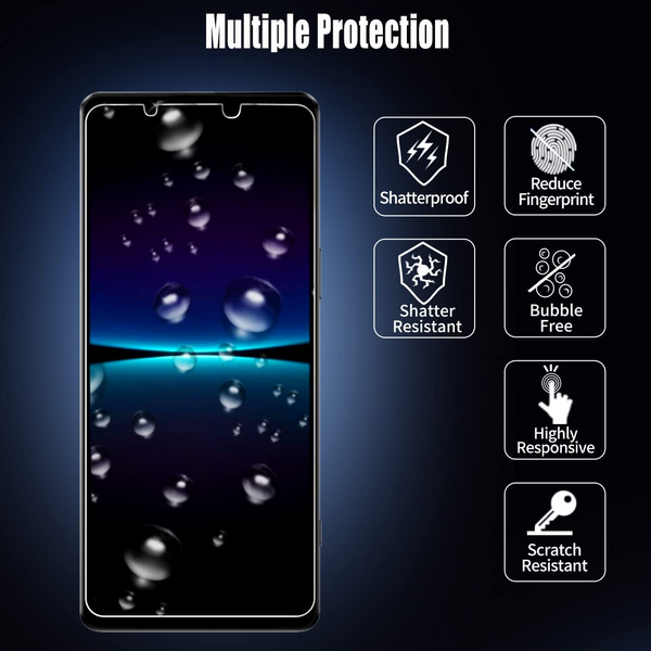 2X Gorilla Tempered Glass For Sony Xperia 1 II III IV V Screen Protector-UK