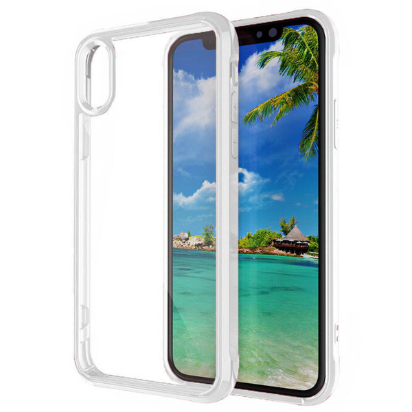 Case For Apple iPhone XS Shockproof Bumper Case Armor PC TPU Clear Thin Cover UK
