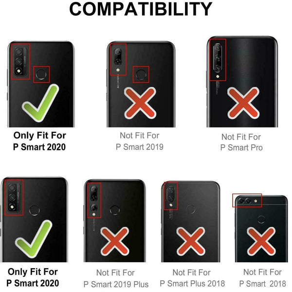 For Huawei P Smart (2020) Ultra Slim Smart Soft Matte Silicone flexible Cover