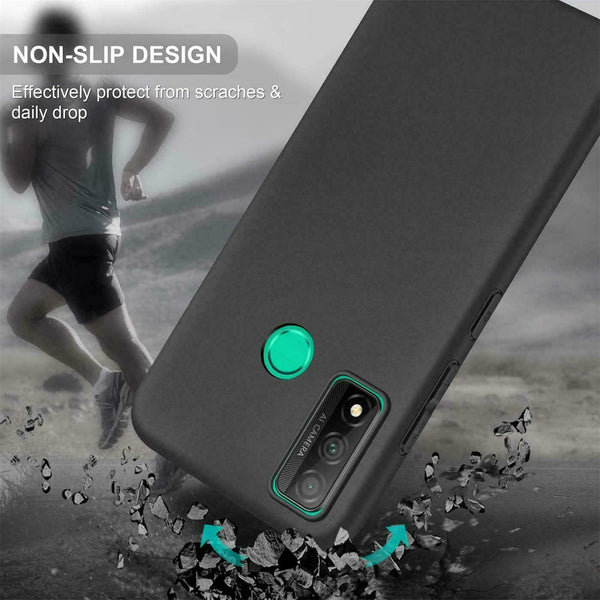 For Huawei P Smart (2020) Ultra Slim Smart Soft Matte Silicone flexible Cover