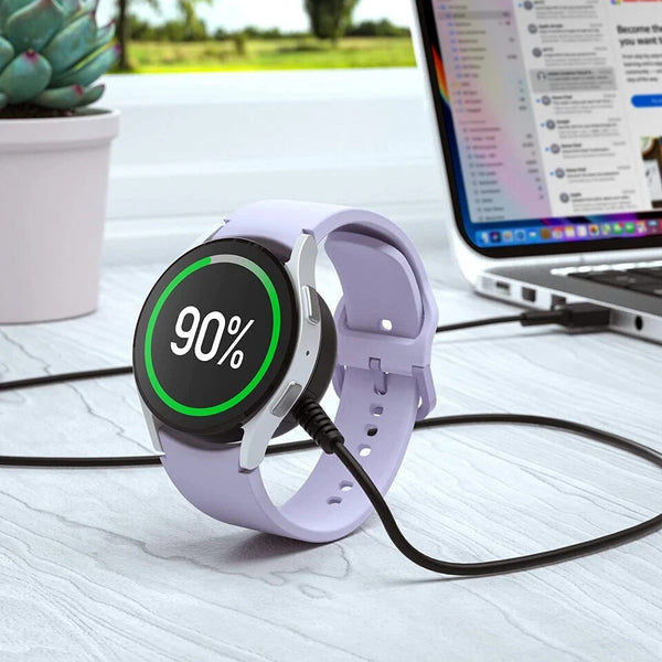 Wireless Fast USB Cable Charger Dock For Galaxy Watch 4 40/ 44mm Classic 42/46mm