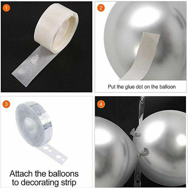 102 Set Birthday Balloon Arch Kit Decor Garland Wedding Party Baby Shower UK