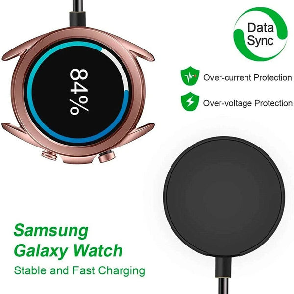 Wireless USB Cable Fast Charger Dock For Samsung Galaxy Watch 7 40mm 44mm