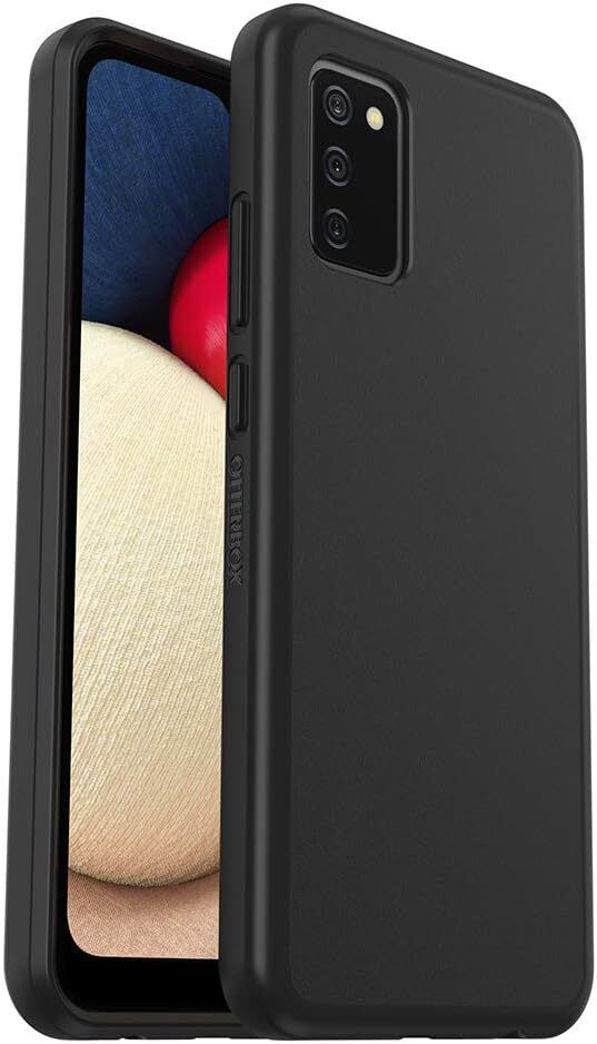 Case For Samsung Galaxy A02s 2020 Shockproof Matte TPU Soft Black Cover-UK