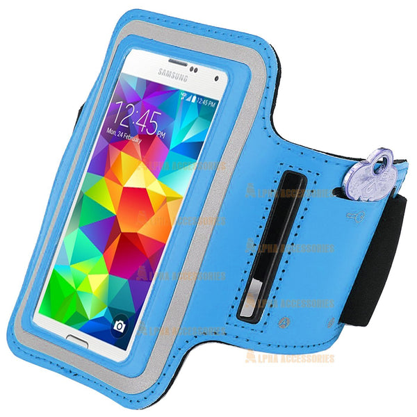 Running Gym Jogging Sports Armband Case Pouch Cover For Galaxy S5 S6, S6 Edge UK
