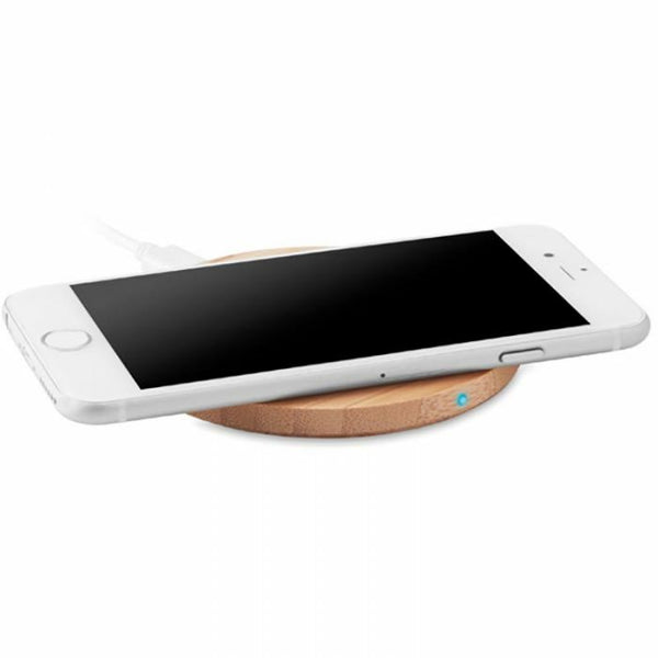 Fast Wireless Charger Wood Charging Pad For Samsung Galaxy S24 Plus Ultra