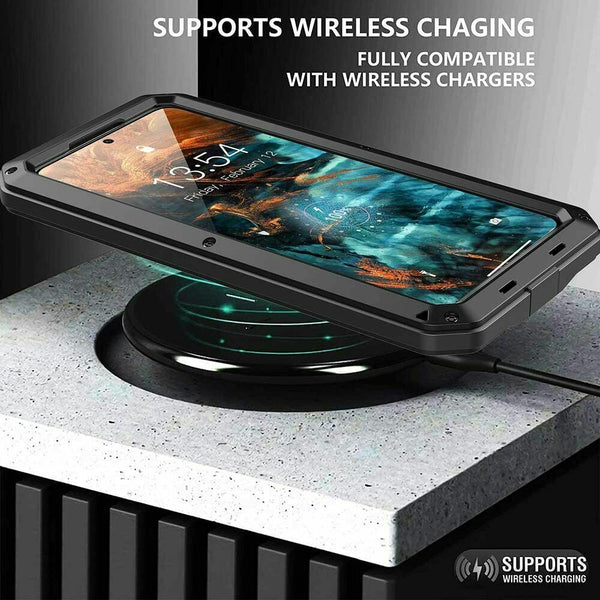 Aluminum Gorilla Metal Case For Galaxy S21 S22+S23 Ultra Shockproof Hybrid Cover