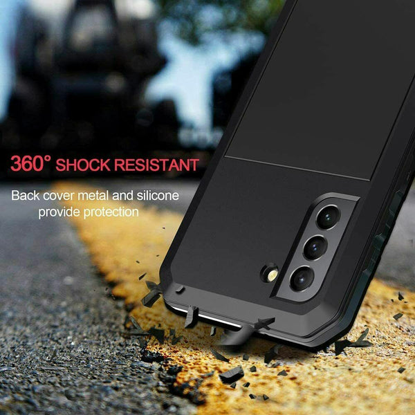 Aluminum Gorilla Metal Case For Galaxy S21 S22+S23 Ultra Shockproof Hybrid Cover