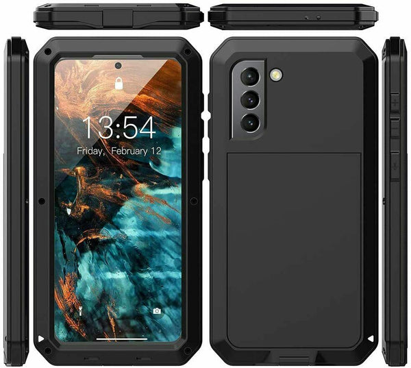 Aluminum Gorilla Metal Case For Galaxy S21 S22+S23 Ultra Shockproof Hybrid Cover