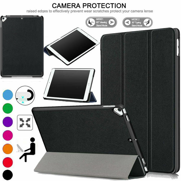 For iPad 10.2 8th Gen (2020) Leather Smart Case Magnetic Slim Flip Stand Cover