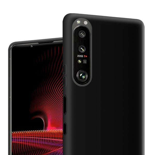Case For Sony Xperia 10 III IV V Thin Matte TPU Silicone Shockproof Black Cover