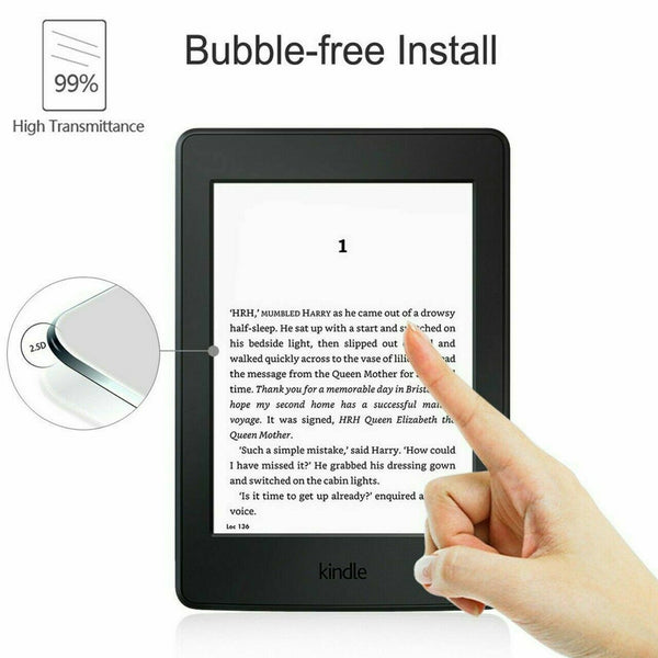 2X Tempered Glass For Kindle Paperwhite 6.8