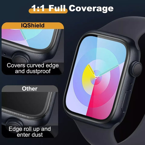 9D Screen Protector For Apple Watch 7 Film Tempered Glass 41mm 45mm