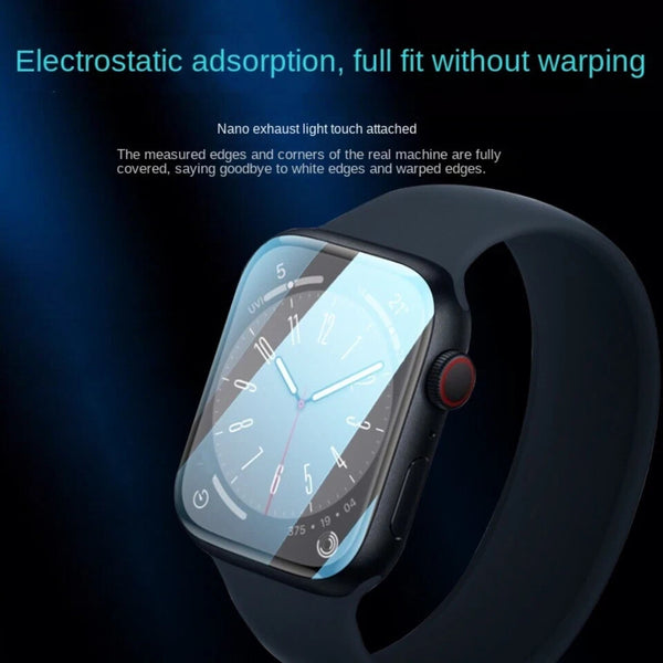 9D Screen Protector For Apple Watch 7 Film Tempered Glass 41mm 45mm