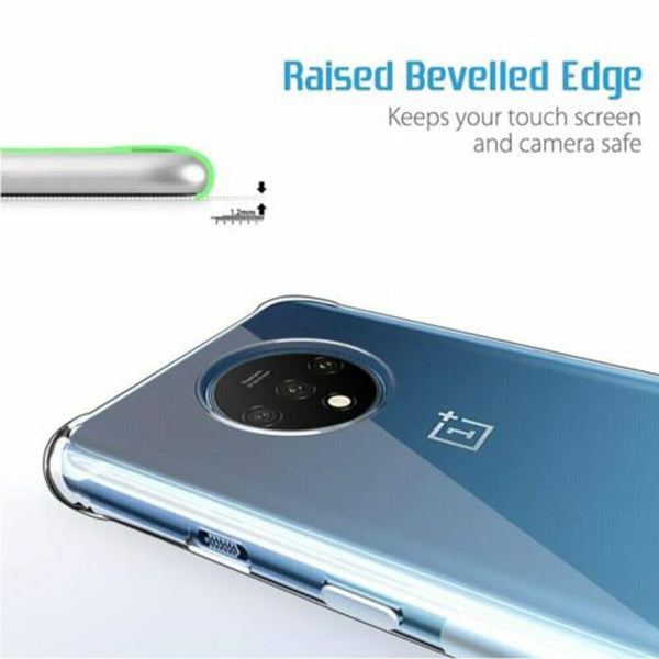 Case For OnePlus 7T Silicone Soft Shockproof Thick TPU Protective Cover- UK