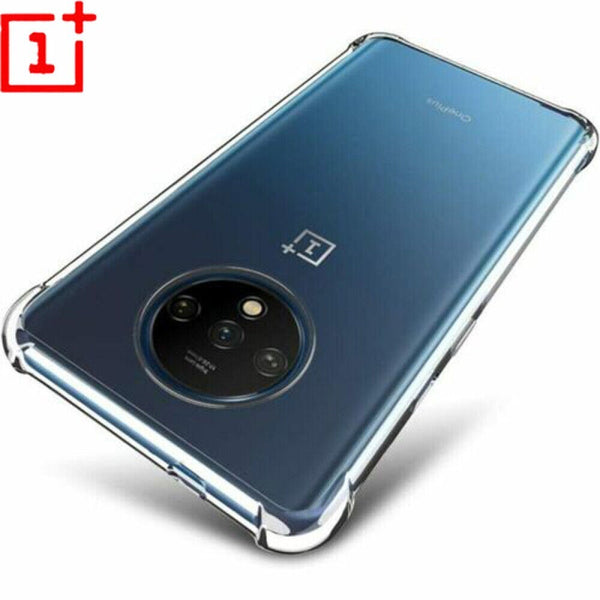 Case For OnePlus 7T Silicone Soft Shockproof Thick TPU Protective Cover- UK