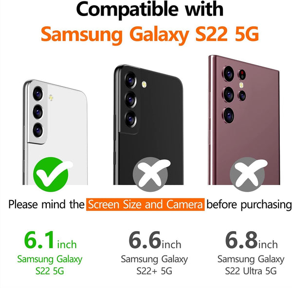 For Samsung Galaxy S22 5G Shockproof Clear Case Silicone Bumper Soft Cover UK