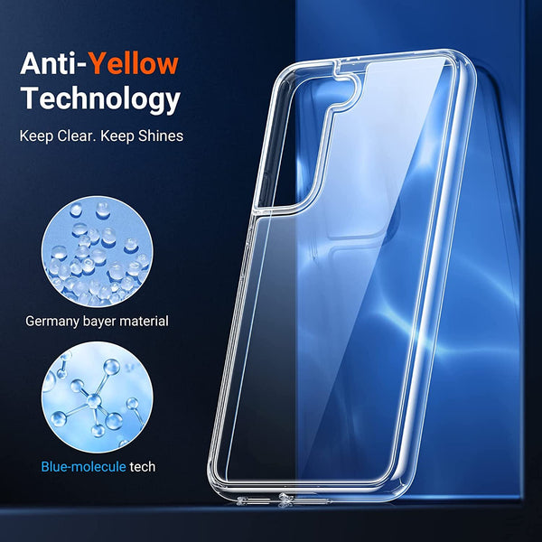 For Samsung Galaxy S22 5G Shockproof Clear Case Silicone Bumper Soft Cover UK