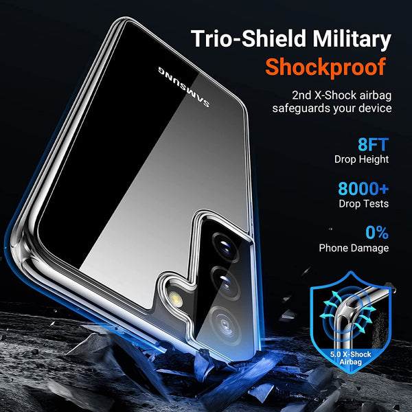 For Samsung Galaxy S22 5G Shockproof Clear Case Silicone Bumper Soft Cover UK