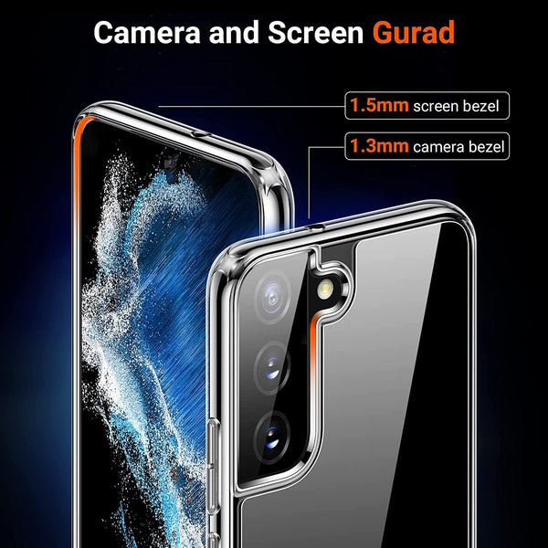 For Samsung Galaxy S22 5G Shockproof Clear Case Silicone Bumper Soft Cover UK