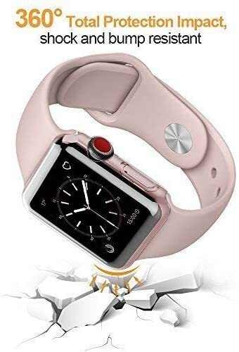 Case for Apple Watch Series SE 40mm/44mm 2022 TPU Case Screen Protector Cover