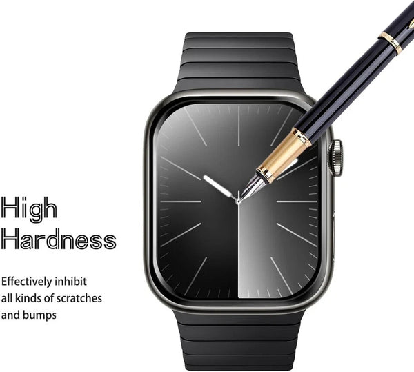 9D Screen Protector For Apple Watch 7 8 9 Film Tempered Glass 41mm 45mm
