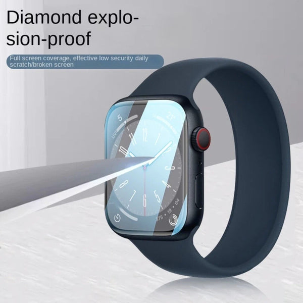 9D Screen Protector For Apple Watch 7 8 9 Film Tempered Glass 41mm 45mm