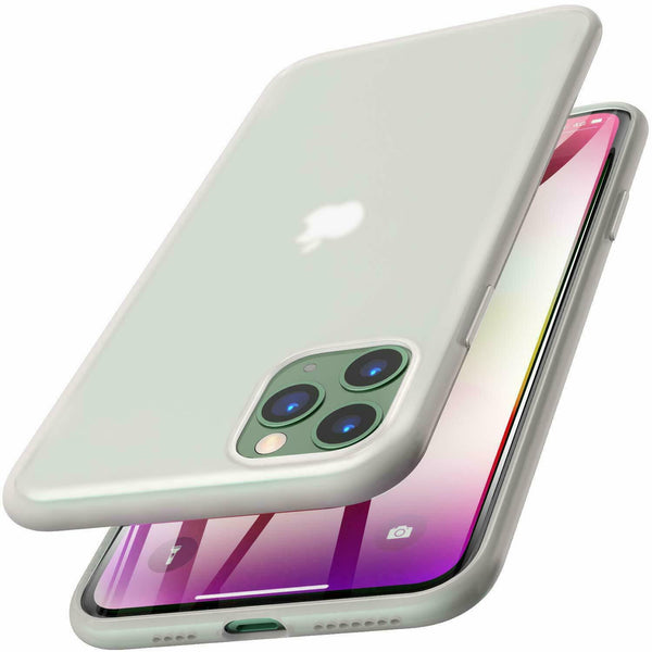 For iPhone 12 Pro Max Case Shockproof Silicone TPU Soft Liquid Matte Back Cover