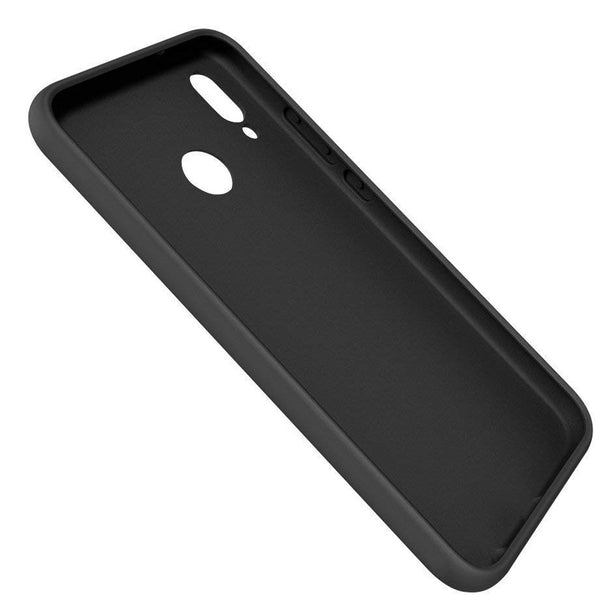 For Huawei P20 Lite Black Ultra Slim Soft Silicone TPU Matte Back Case Cover UK