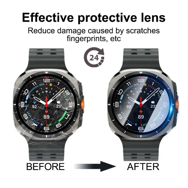 9D Screen Protector For Samsung Galaxy Watch Ultra 47mm Film Glass Protector-UK