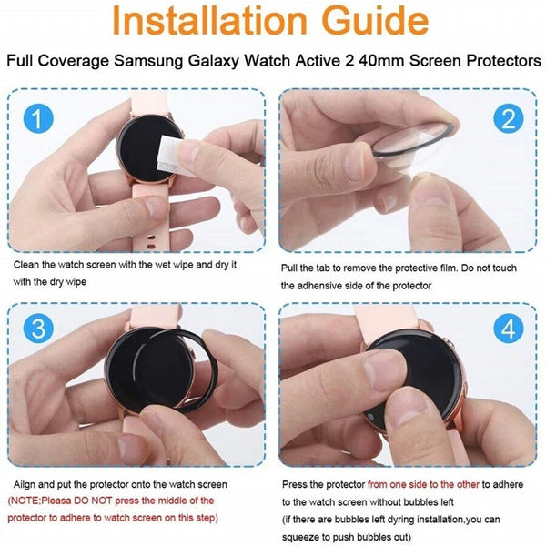 9D Screen Protector For Samsung Galaxy Watch Ultra 47mm Film Glass Protector-UK