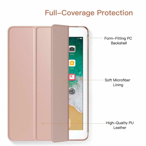 Case For iPad 7th generation 10.2 2019 Leather Magnetic Smart Flip Stand Cover