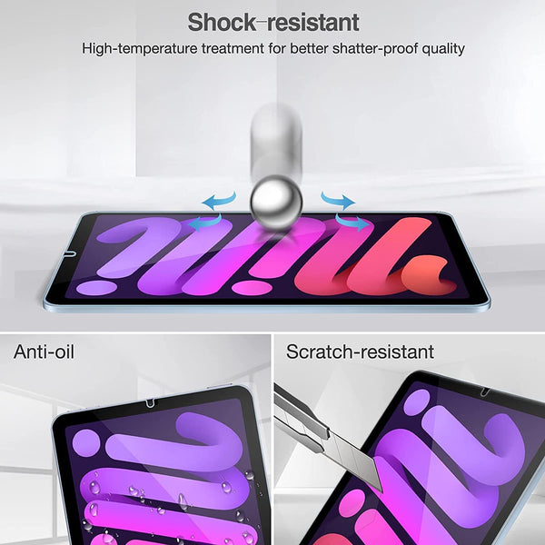 2X Tempered Glass For iPad mini 6th generation Screen Protector Cover