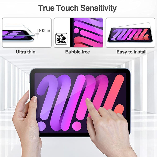 2X Tempered Glass For iPad mini 6th generation Screen Protector Cover