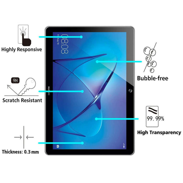 2X Tempered GlassFor Huawei Mediapad T3 10 9.6