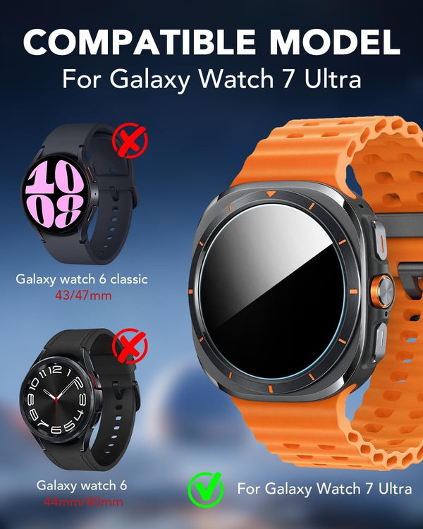 2x 9H Tempered Glass For Galaxy Watch Ultra 47mm Screen Protector