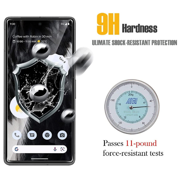 2 X Premium Genuine Tempered Glass For Google Pixel 7 7A Screen Protector