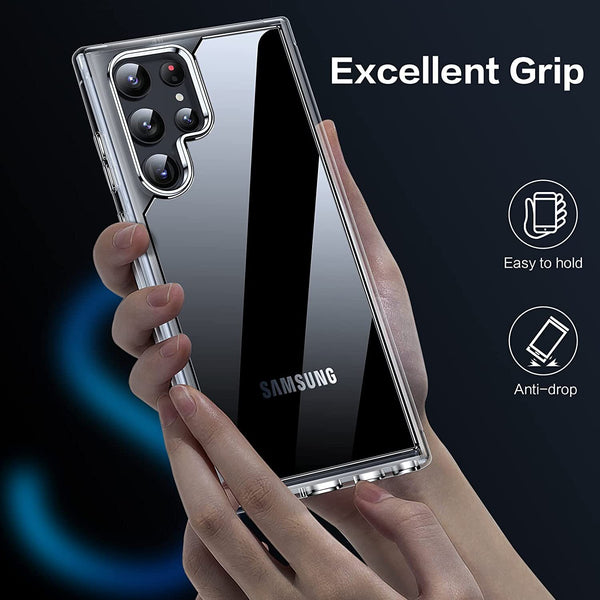 For Samsung Galaxy S22 Ultra Shockproof Case Bumper Soft TPU Clear Slim Cover