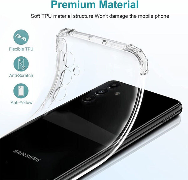 Ultra Thick Case For Galaxy A14 A34 A54 Ultra Shockproof Bumper Gel Cover