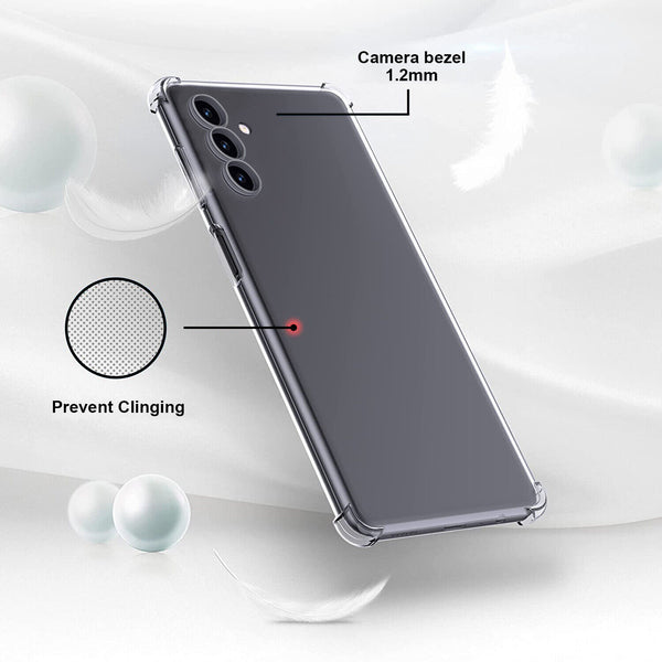 Ultra Thick Case For Galaxy A14 A34 A54 Ultra Shockproof Bumper Gel Cover