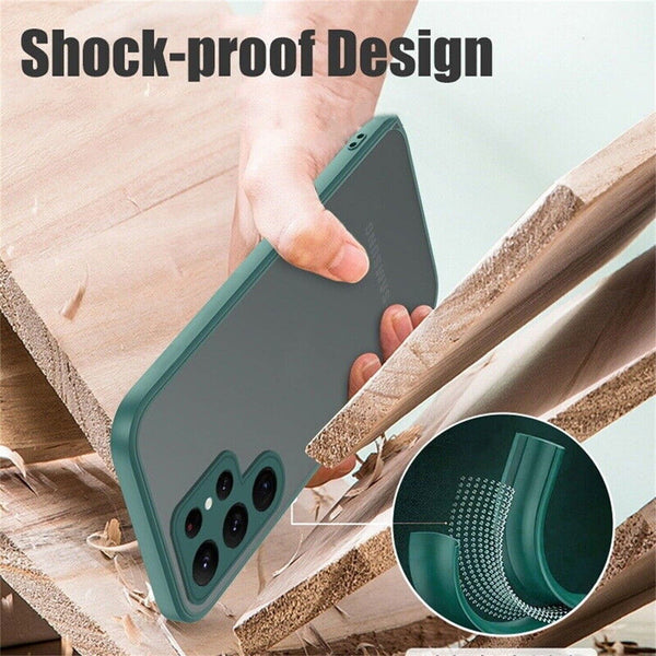 Shockproof Case For Galaxy S23 Plus Genuine Armor Anti-Knock Silicone Cover