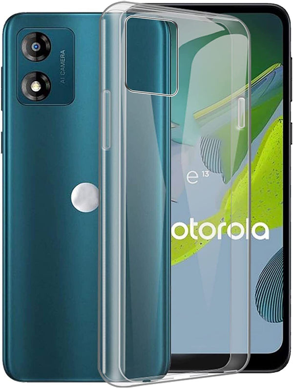 Ultra Thin Case For Motorola Moto E13 Slim Silicon Shockproof Rubber Clear Cover