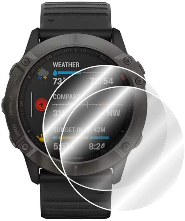 2X Tempered Glass Screen Protector Garmin Vivoactive 3 Smart Watch Cover - UK
